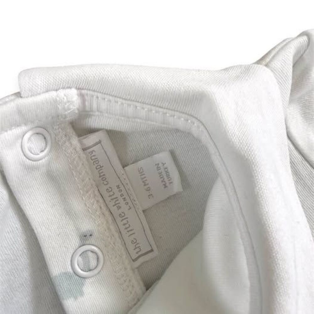 The Little White Company London Baby Dinosaur Footie Pajamas | 3-6 Months - Picture 3 of 5
